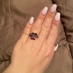 Ametrine Emerald Cut Ring 5.5